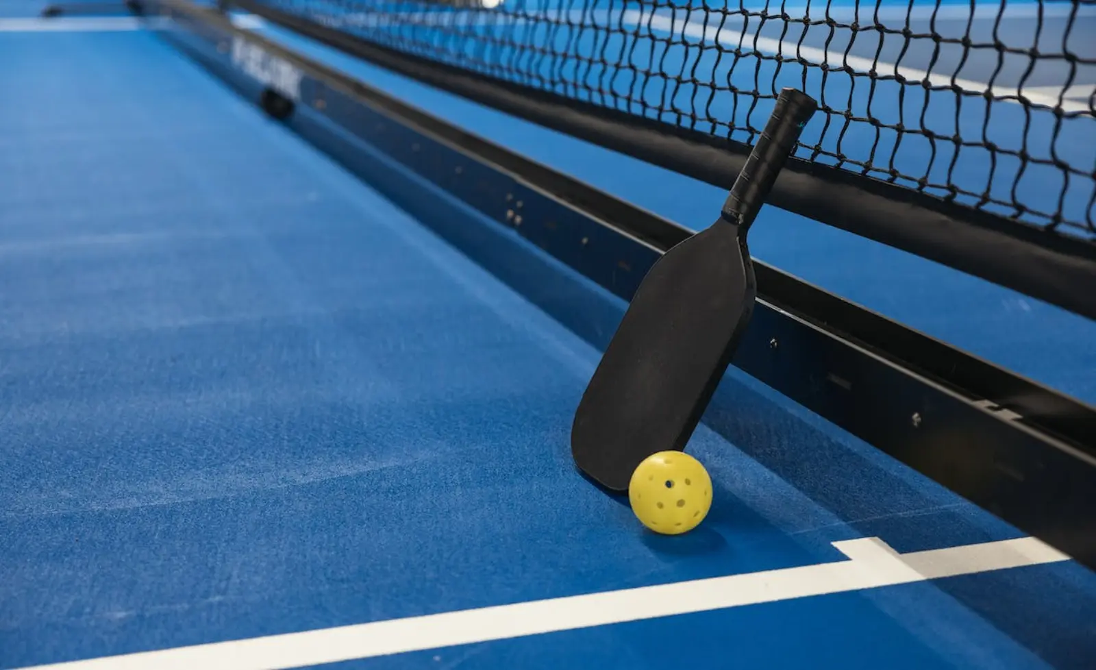Pickleball courts equipped with PUSHIT